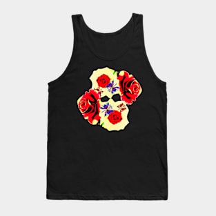 ROSE SKULL Tank Top